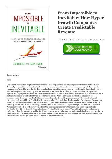 Predictable Revenue Pdf